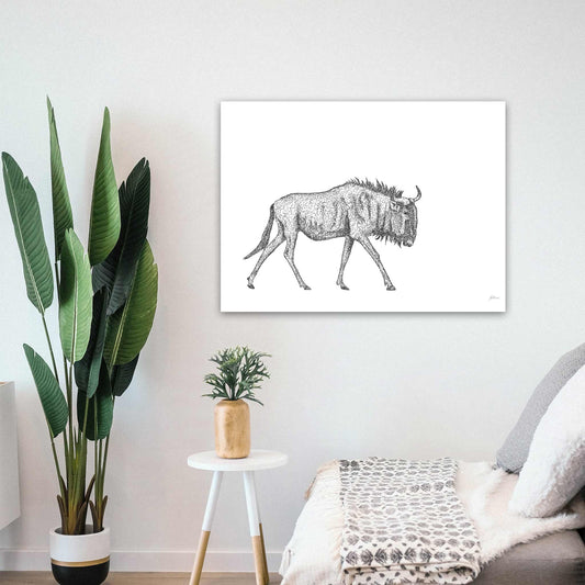 Original Artwork - J Patterson - Wildebeest